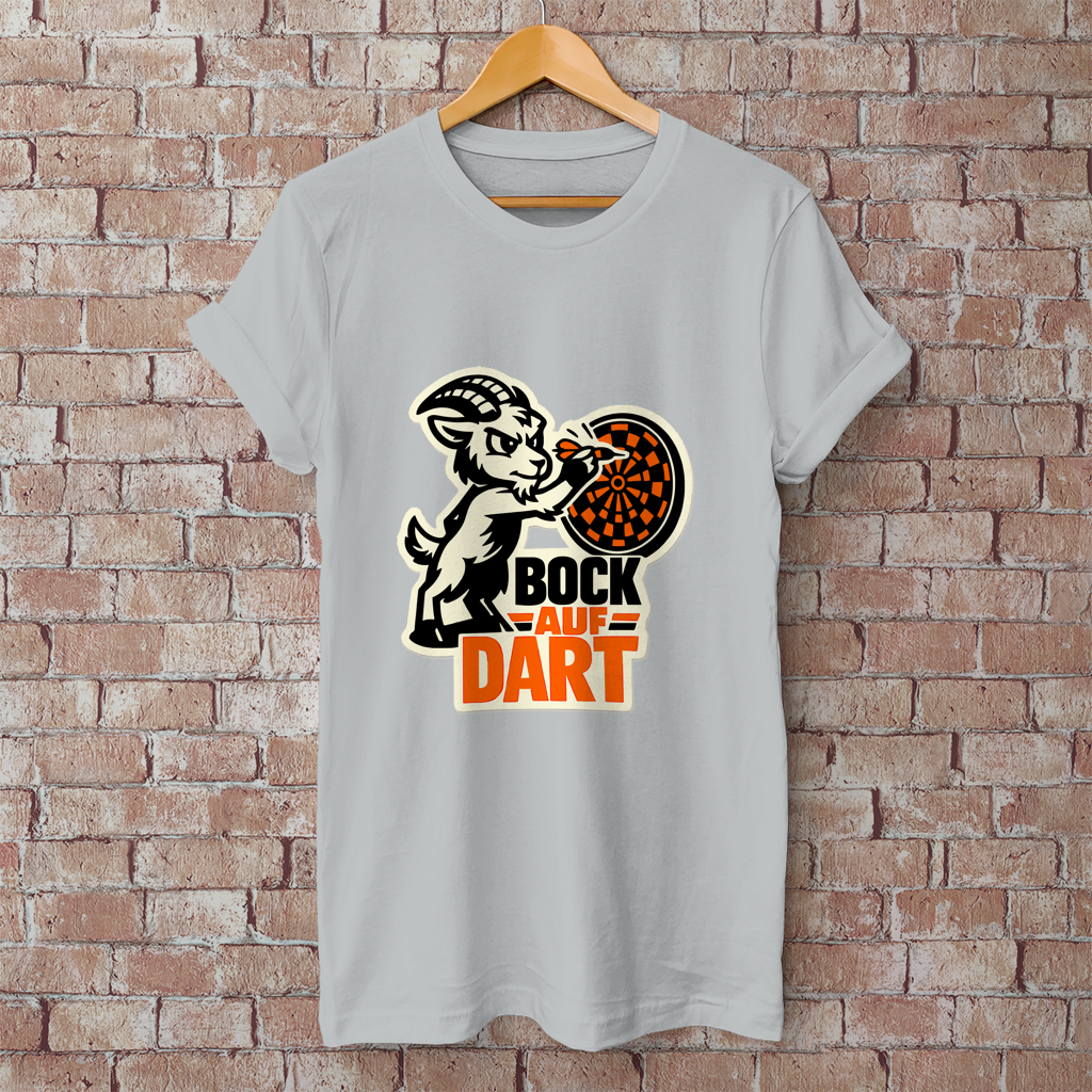 Bock auf Dart - Herren T-Shirt