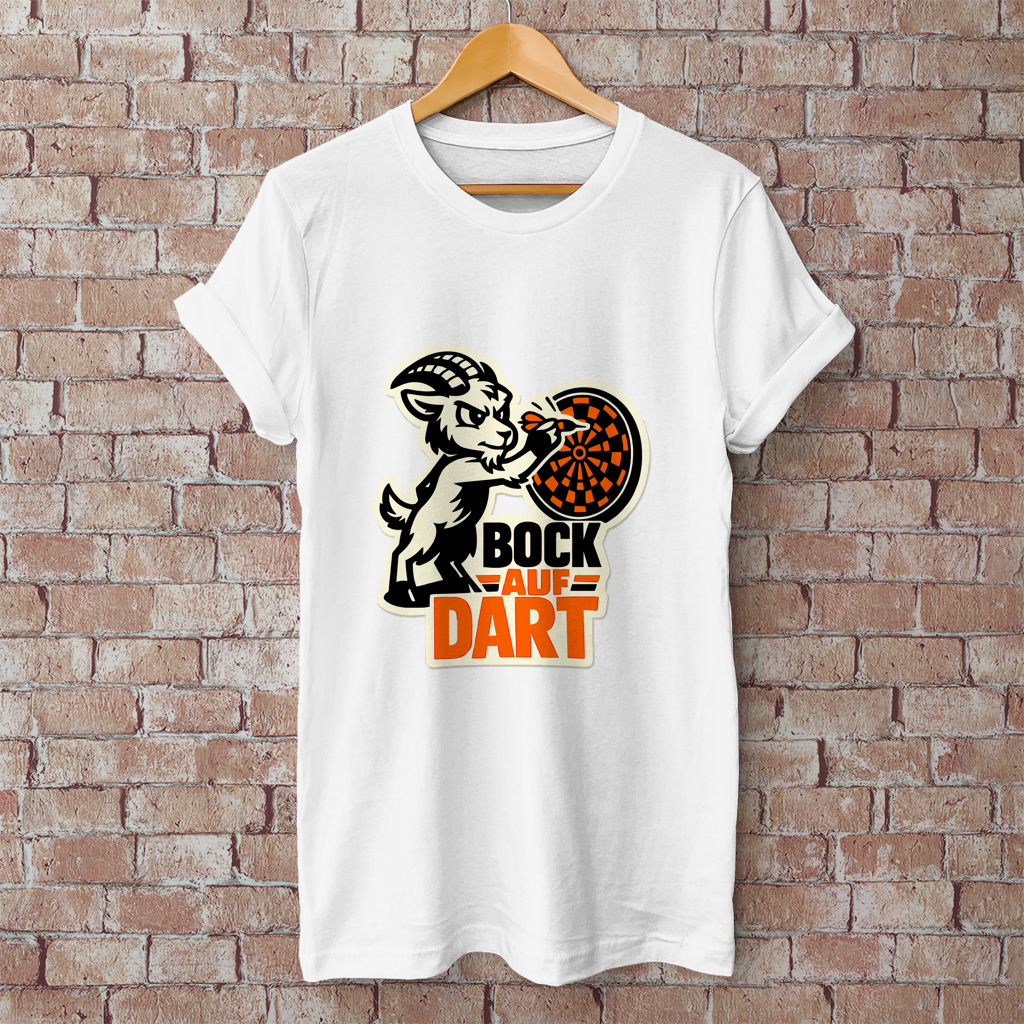Bock auf Dart - Herren T-Shirt