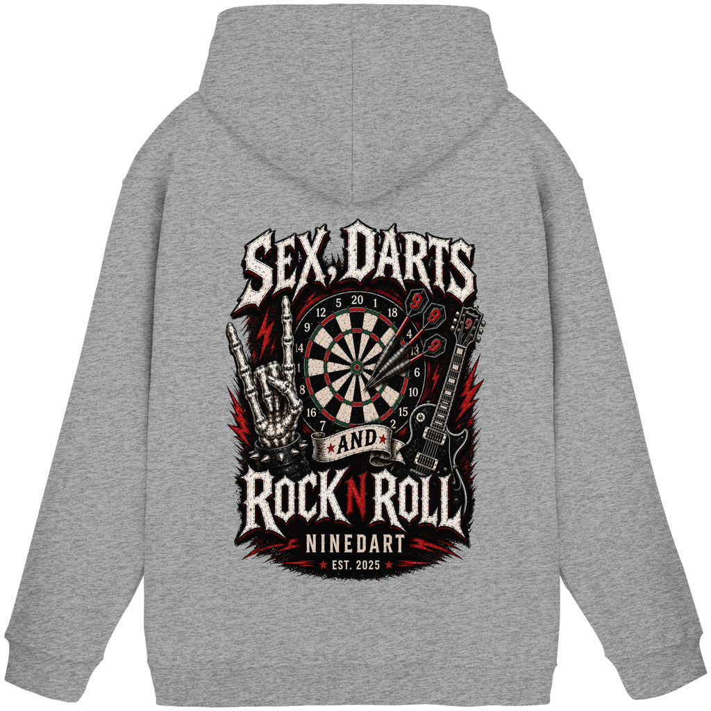 SEX, DARTS AND ROCK N ROLL - Basic Unisex Hoodie
