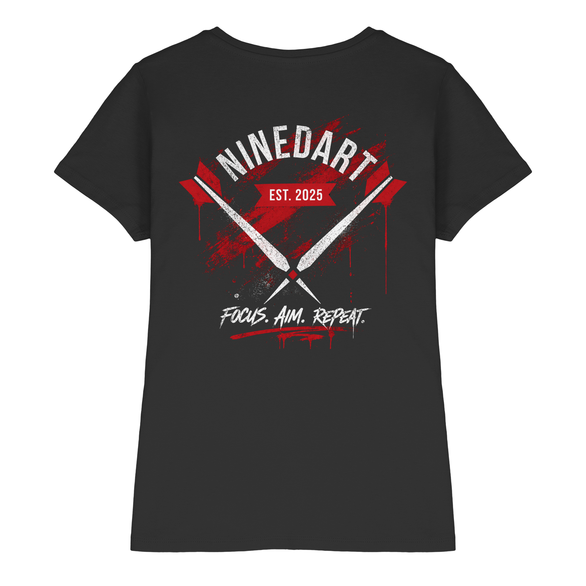 NINEDART – Focus. Aim. Repeat. - Ladies Premium Shirt