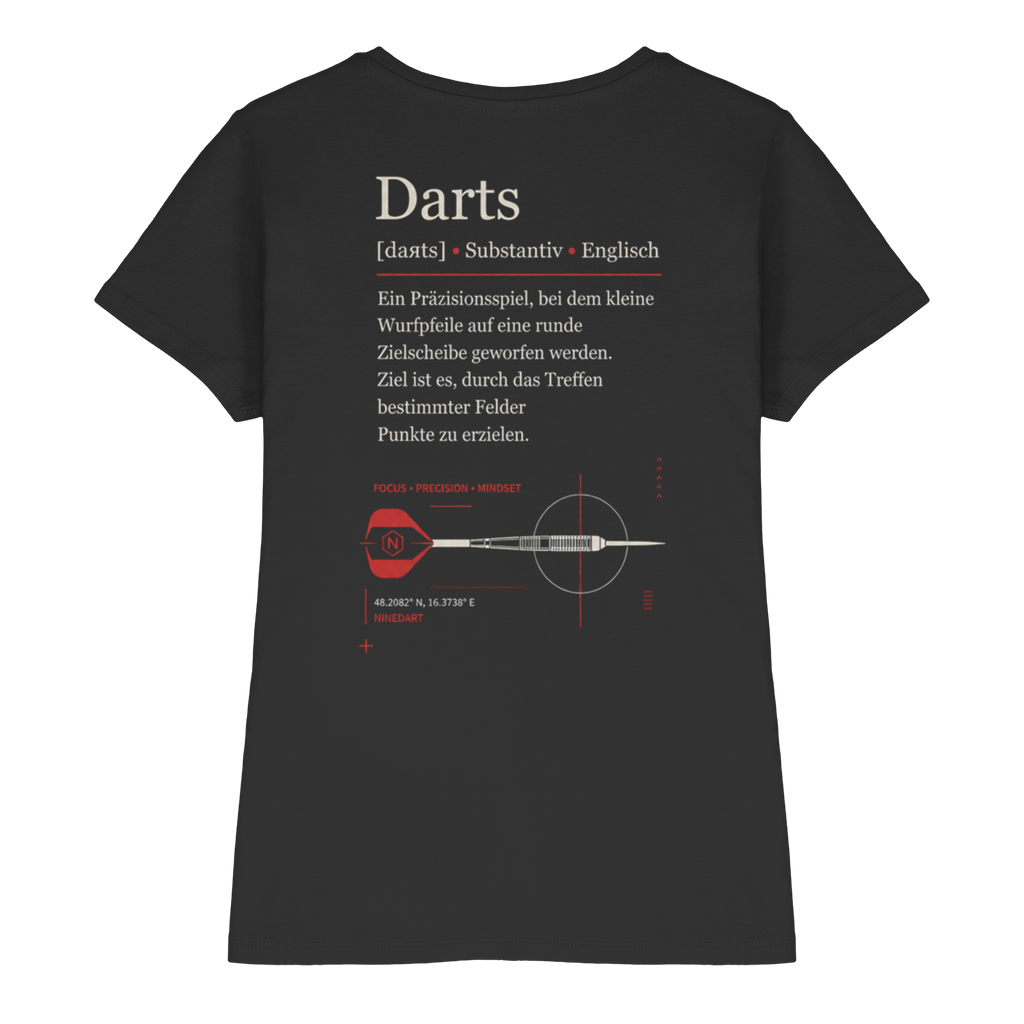 Darts Definition - Ladies Premium Shirt