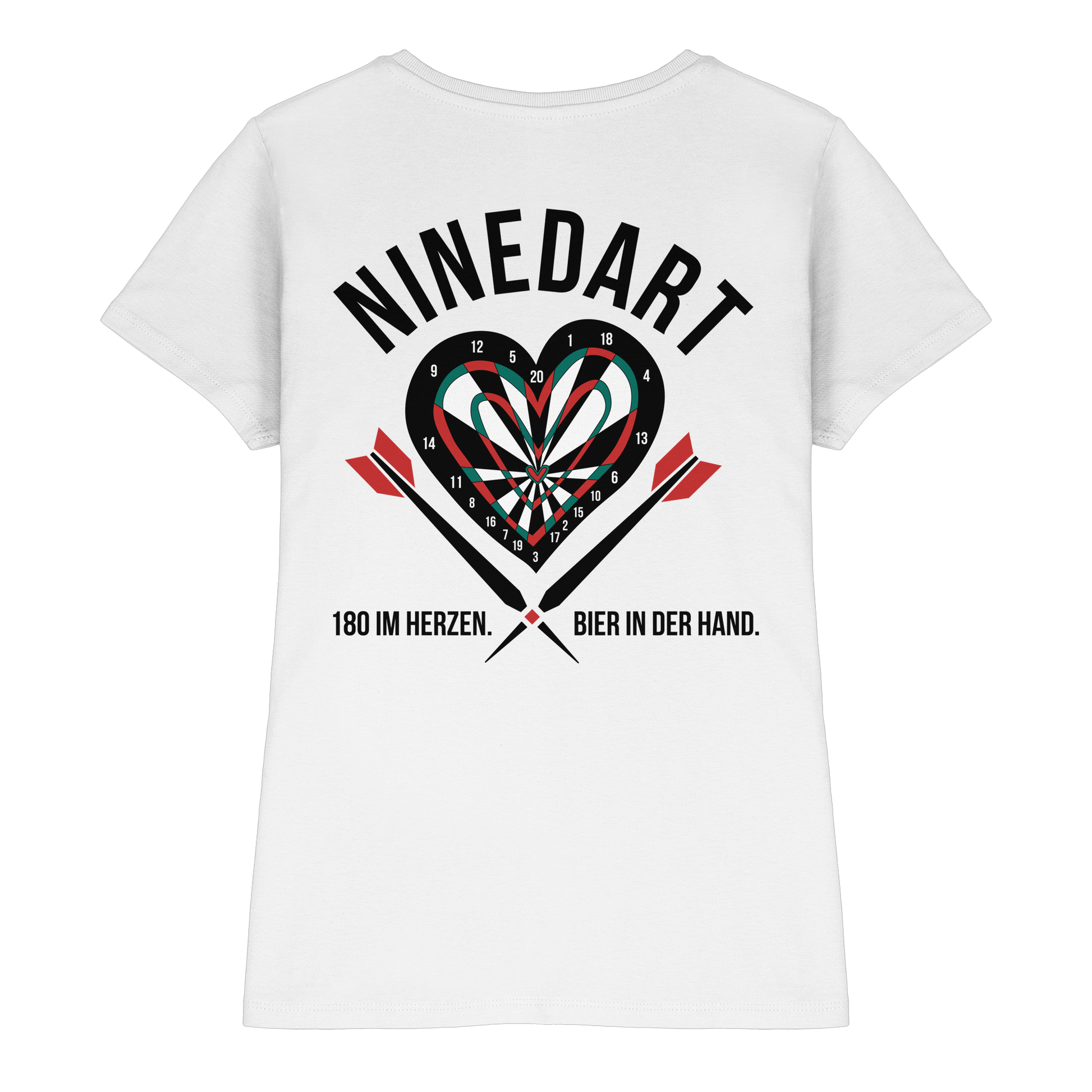 NINEDART – 180 im Herzen. - Ladies Premium Shirt