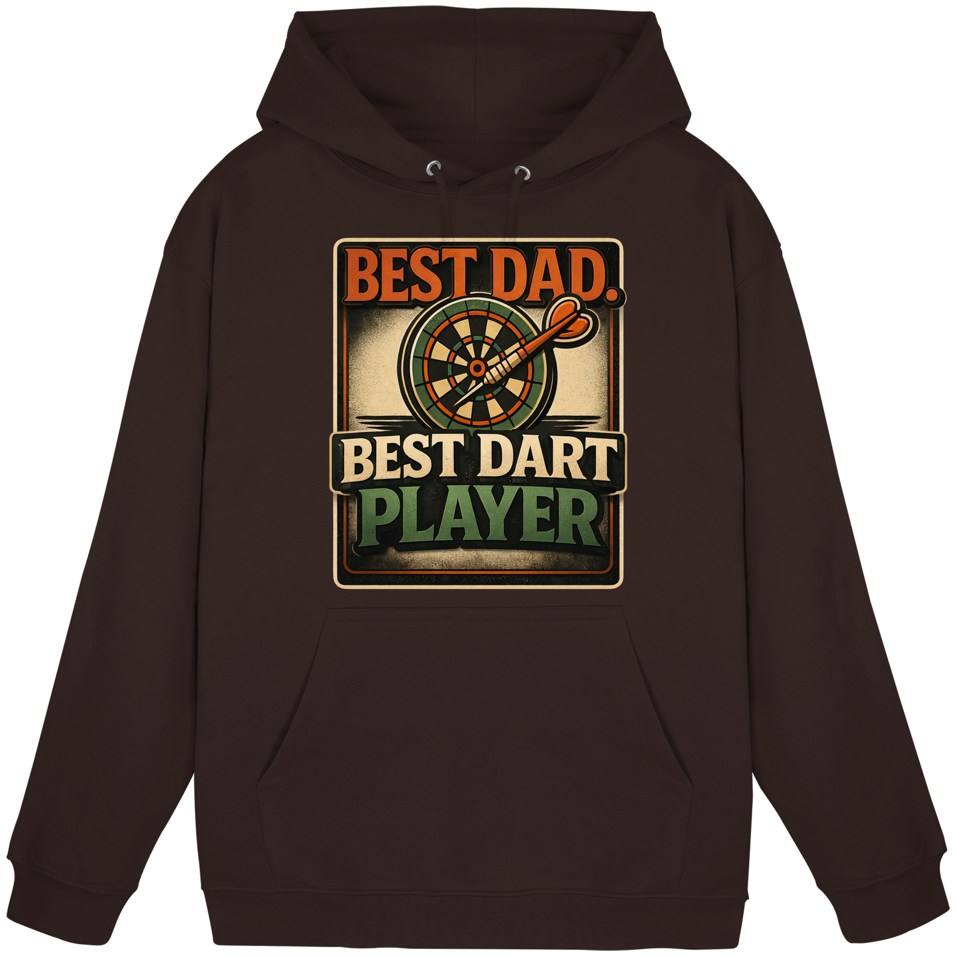 Best Dad. Best Dart Player. - Basic Unisex Hoodie