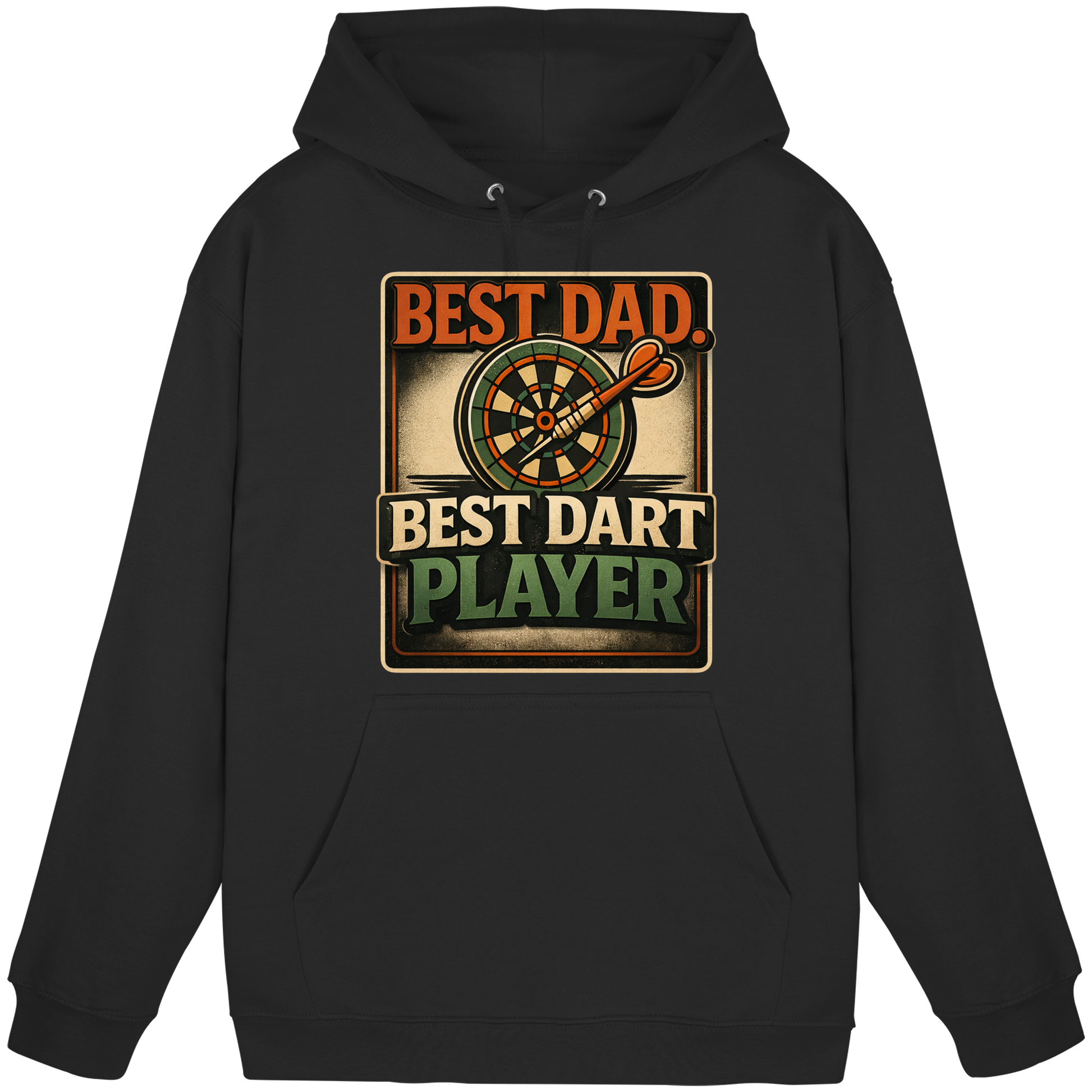 Best Dad. Best Dart Player. - Basic Unisex Hoodie