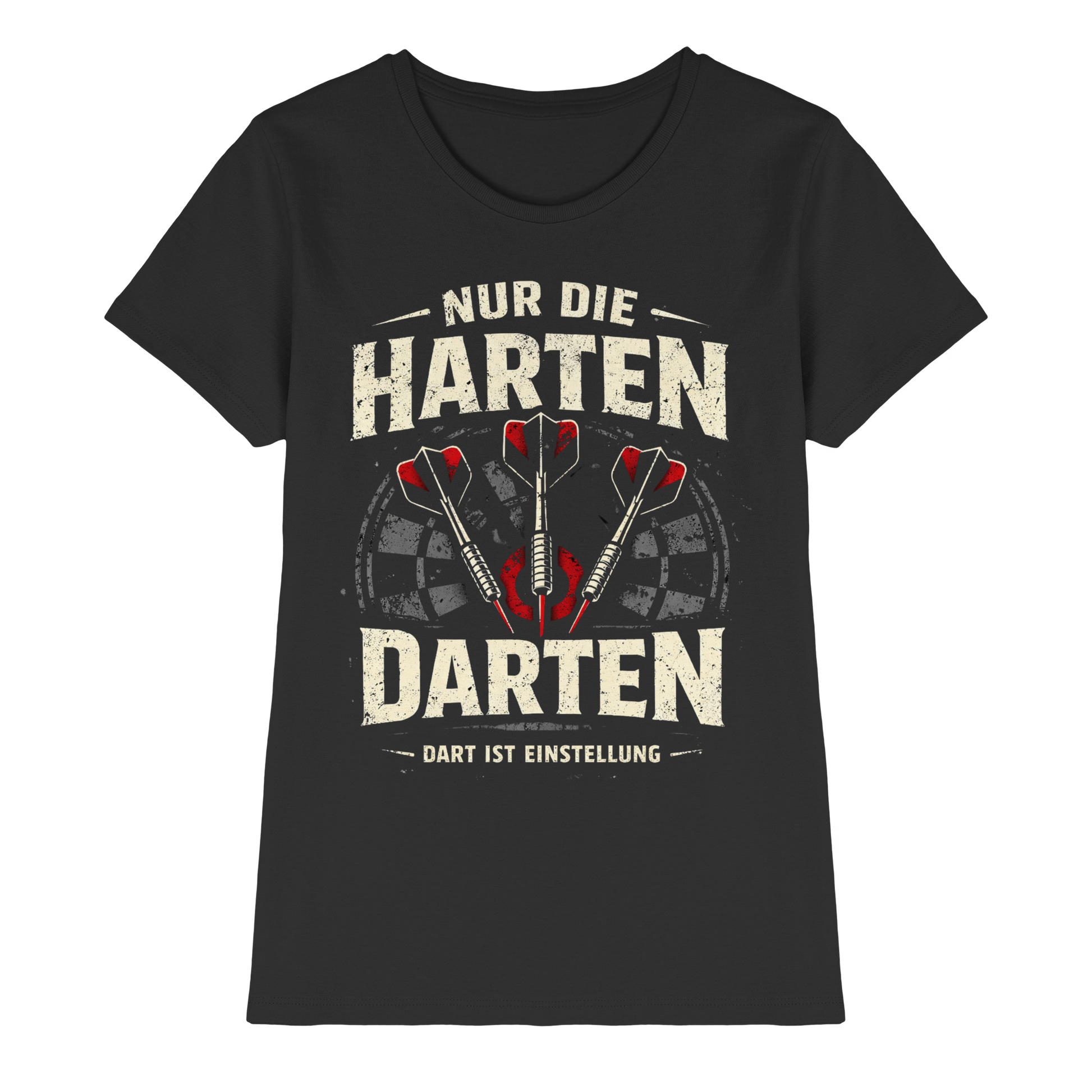 Nur die Harten darten - Ladies Premium Shirt
