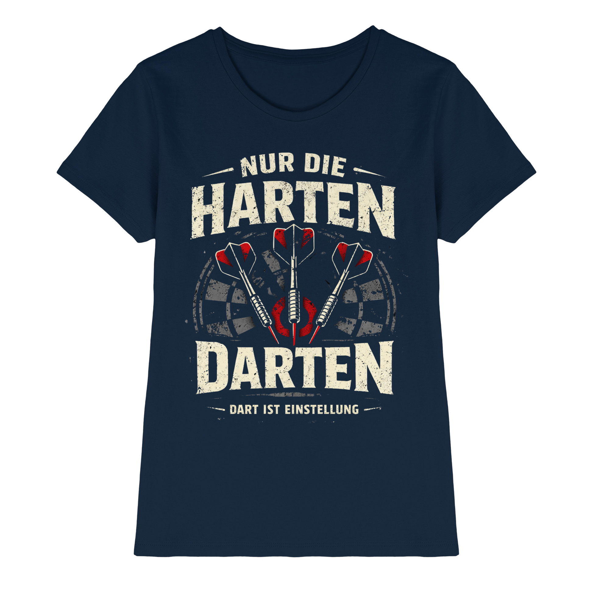 Nur die Harten darten - Ladies Premium Shirt
