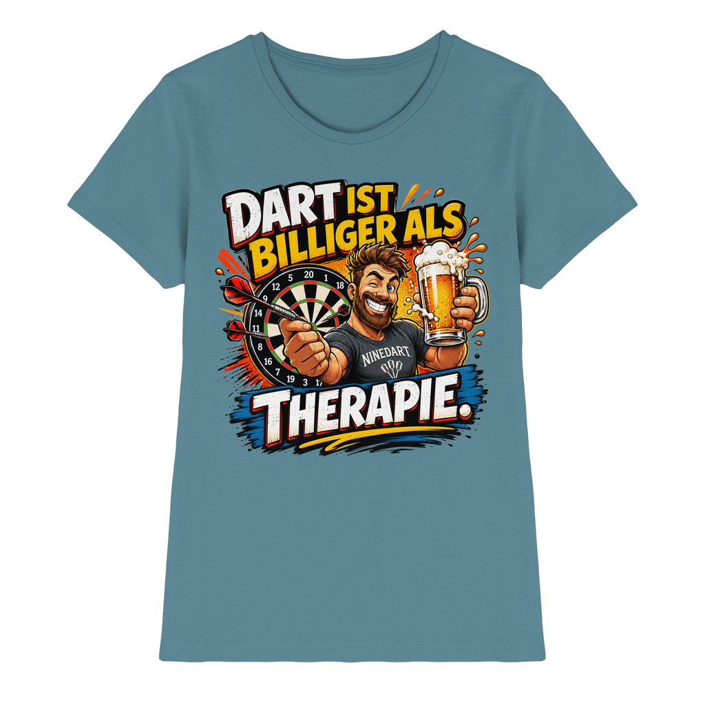Billiger als Therapie - Ladies Premium Shirt