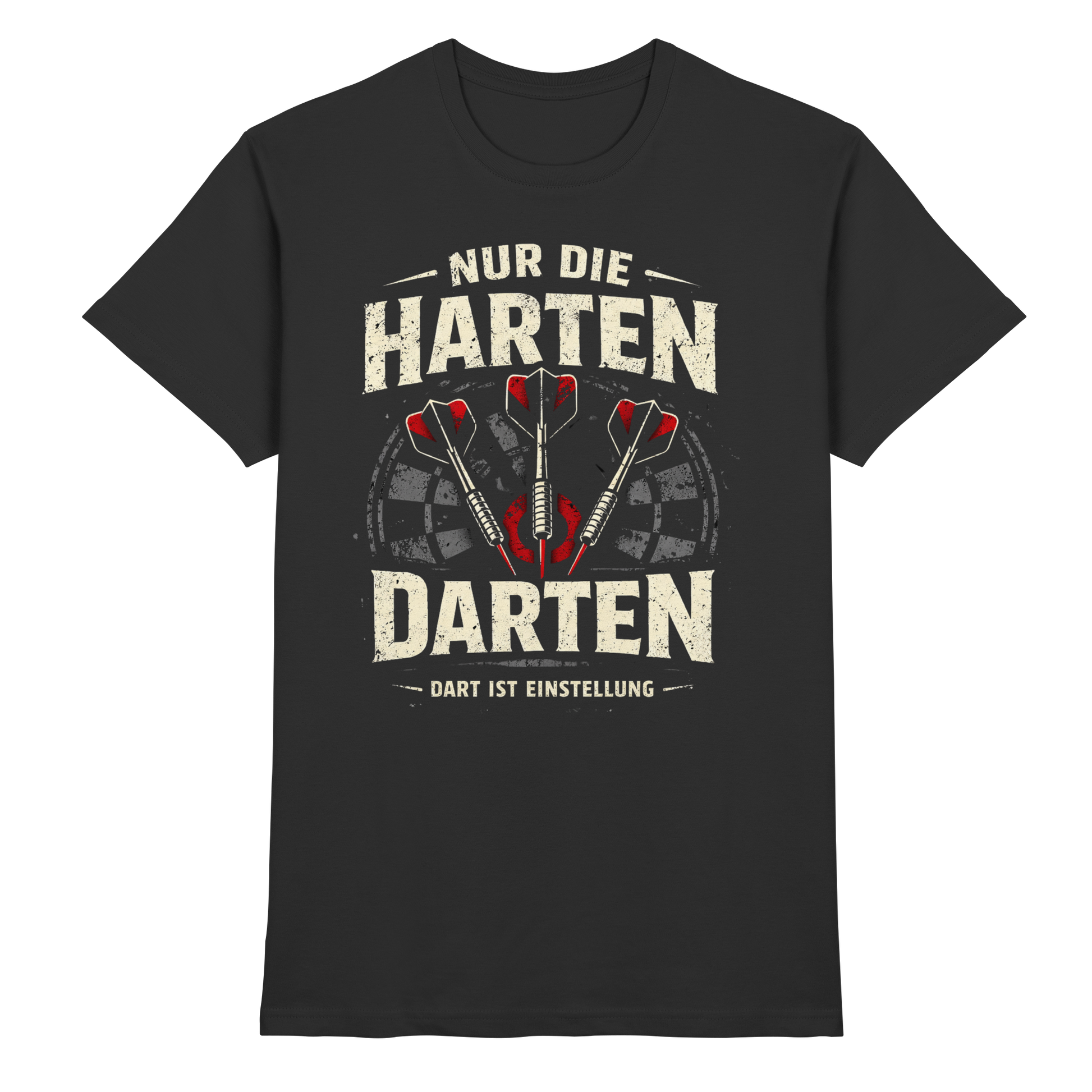 Nur die Harten darten - Premium Shirt
