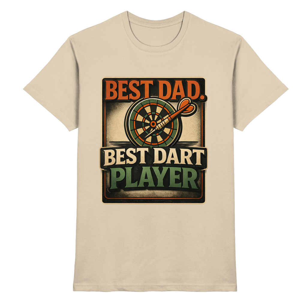 Best Dad. Best Dart Player. - Premium Shirt