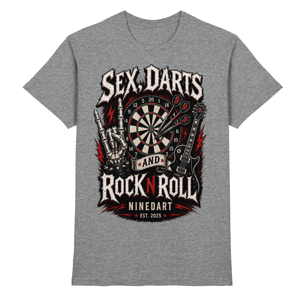 SEX, DARTS AND ROCK N ROLL - Premium Shirt