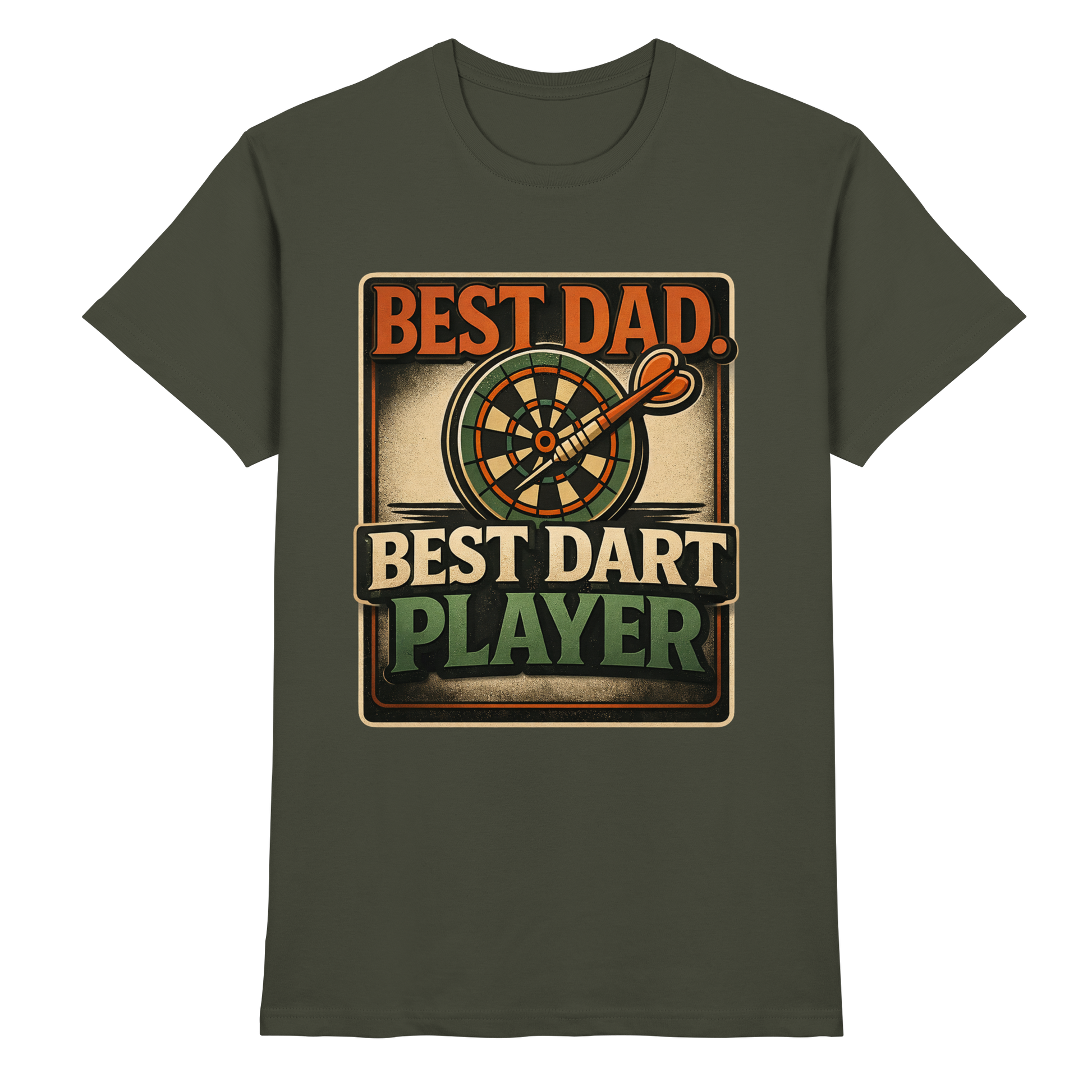 Best Dad. Best Dart Player. - Premium Shirt